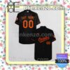 Personalized Baltimore Orioles Black Summer Hawaiian Shirt, Mens Shorts