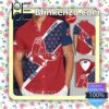 Personalized Boston Red Sox Red Blue Summer Hawaiian Shirt, Mens Shorts