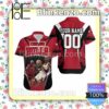 Personalized Chicago Bulls Michael Jordan Legends Red Black Summer Shirt