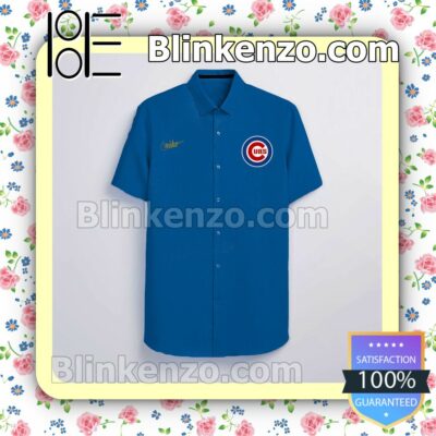 Personalized Chicago Cubs Blue Gift For Fans Summer Hawaiian Shirt, Mens Shorts