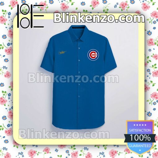 Personalized Chicago Cubs Blue Gift For Fans Summer Hawaiian Shirt, Mens Shorts