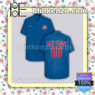Personalized Chicago Cubs Blue Gift For Fans Summer Hawaiian Shirt, Mens Shorts a