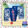 Personalized Chicago Cubs  Cobalt Summer Hawaiian Shirt, Mens Shorts