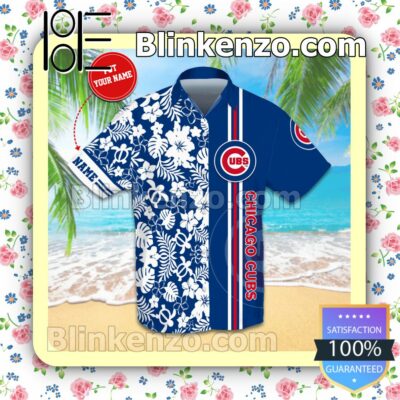 Personalized Chicago Cubs Mens Shirt, Swim Trunk