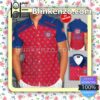 Personalized Chicago Cubs Red Blue Summer Hawaiian Shirt, Mens Shorts