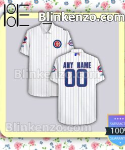 Personalized Chicago Cubs White Summer Hawaiian Shirt, Mens Shorts a