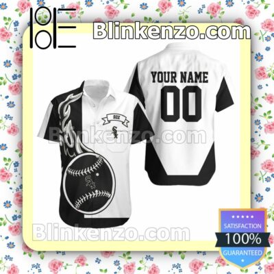 Personalized Chicago White Sox Black And White 3d Summer Shirt