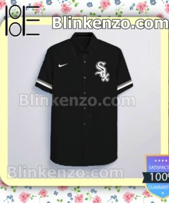 Personalized Chicago White Sox Black Gift For Fan Summer Hawaiian Shirt, Mens Shorts