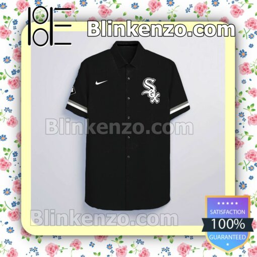 Personalized Chicago White Sox Black Gift For Fans Summer Hawaiian Shirt, Mens Shorts