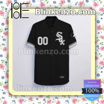 Personalized Chicago White Sox Black Summer Hawaiian Shirt a