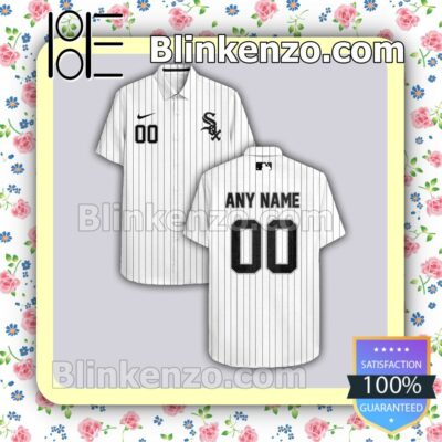 Personalized Chicago White Sox White Gift For Fans Summer Hawaiian Shirt, Mens Shorts a