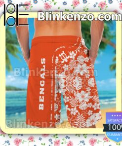 Personalized Cincinnati Bengals & Snoopy Mens Shirt, Swim Trunk a