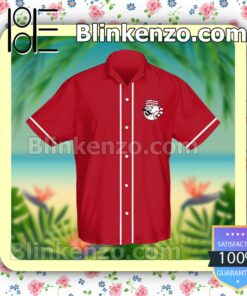 Personalized Cincinnati Reds Baseball Red Logo Branded Summer Hawaiian Shirt, Mens Shorts a