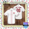 Personalized Cincinnati Reds Baseball White Summer Hawaiian Shirt, Mens Shorts