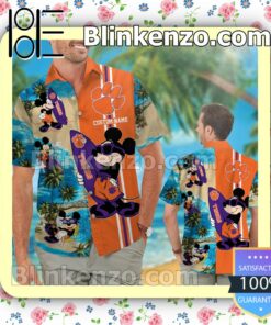 Personalized Clemson Tigers Mickey Mens Shirt, Swim Trunk