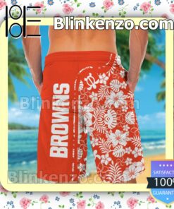 Personalized Cleveland Browns & Snoopy Mens Shirt, Swim Trunk a