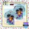 Personalized Crown Royal Turtles Palm Tree Light Blue Summer Hawaiian Shirt, Mens Shorts