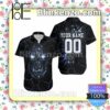 Personalized Dallas Cowboys Skull Black Marble Background Summer Shirt