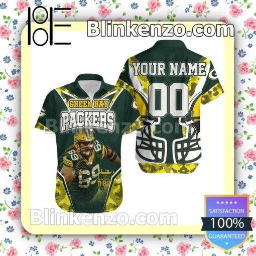 Personalized David Bakhtiari 69 Green Bay Packers Nfc North Champions Super Bowl 2021 Summer Shirt