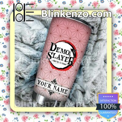Personalized Demon Slayer Kimetsu No Yaiba Nezuko Kamado Pink 30 20 Oz Tumbler b