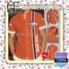 Personalized Denver Broncos Tiling Orange Summer Hawaiian Shirt, Mens Shorts