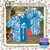 Personalized Detroit Lions Flowery Blue Summer Hawaiian Shirt, Mens Shorts