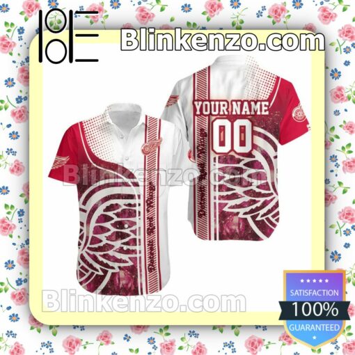 Personalized Detroit Red Wings Nhl 3d Summer Shirt