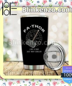 Personalized Fa-thor Like A Dad Just Way Cooler Black 30 20 Oz Tumbler c