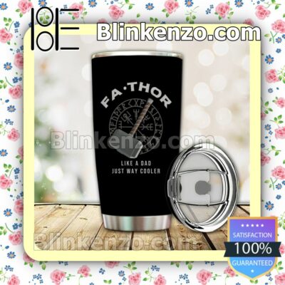 Personalized Fa-thor Like A Dad Just Way Cooler Black 30 20 Oz Tumbler c