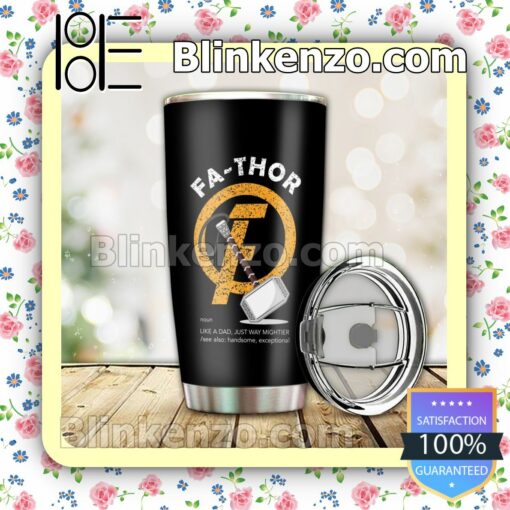 Personalized Fa-thor Like A Dad Just Way Mightier 30 20 Oz Tumbler c