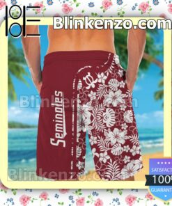 Personalized Florida State Seminoles & Snoopy Mens Shirt, Swim Trunk a