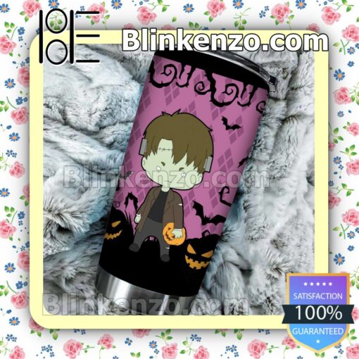 Personalized Frankenstein Wakatoshi Ushijima Haikyuu Chibi Halloween 30 20 Oz Tumbler b