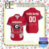Personalized Georgia Bulldogs Ncaa Red Summer Shirt