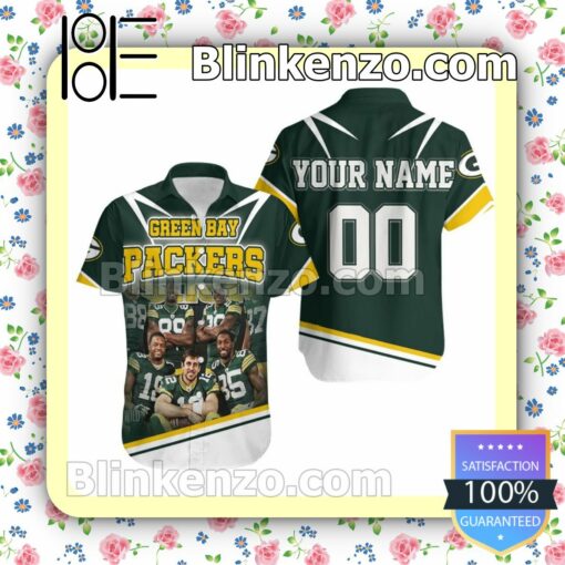 Personalized Green Bay Packers Great Players Nfl 2020 Season Champions Summer Shirt