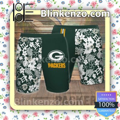 Personalized Green Bay Packers Mens Shirt, Swim Trunk a