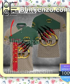 Personalized Gucci Monster Claw Embroidered Polo Shirts