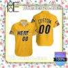Personalized Heat 2020-21 Earned Edition Yellow Jersey Inspired Summer Shirt