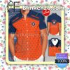 Personalized Houston Astros Logo Orange Navy Summer Hawaiian Shirt, Mens Shorts