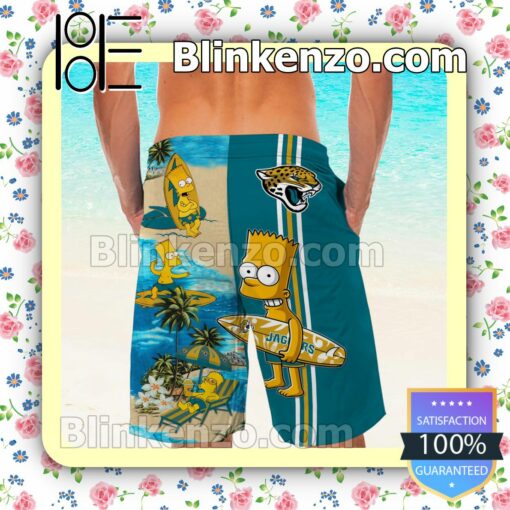 Personalized Jacksonville Jaguars Simpsons Mens Shirt, Swim Trunk a