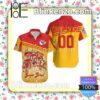Personalized Kansas City Chiefs Super Bowl Champions Yellow And Red Summer Shirt