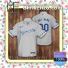 Personalized Kansas City Royals Baseball Gray Summer Hawaiian Shirt, Mens Shorts