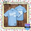 Personalized Kansas City Royals Baseball Light Blue Summer Hawaiian Shirt, Mens Shorts