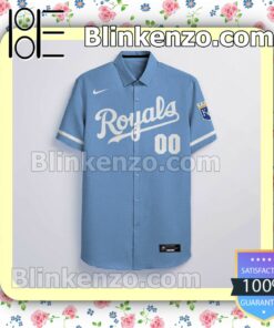 Personalized Kansas City Royals Blue Gift For Fans Summer Hawaiian Shirt, Mens Shorts