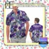 Personalized Kansas State Wildcats Tropical Floral America Flag For NCAA Football Lovers Mens Shirt, Swim Trunk