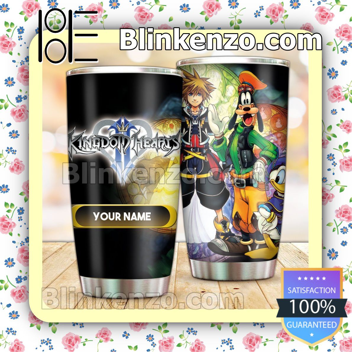 Personalized Kingdom Hearts 30 20 Oz Tumbler
