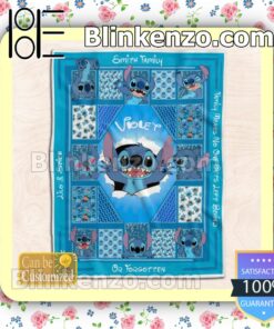 Personalized Lilo And Stitch Smith Family Family Means No One Gets Left Behind Or Forgotten Customized Handmade Blankets a