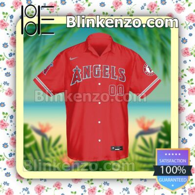 Personalized Los Angeles Angels Baseball Summer Hawaiian Shirt, Mens Shorts a