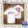 Personalized Los Angeles Angels Baseball White Summer Hawaiian Shirt, Mens Shorts