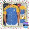 Personalized Los Angeles Chargers Logo Blue Yellow Summer Hawaiian Shirt, Mens Shorts