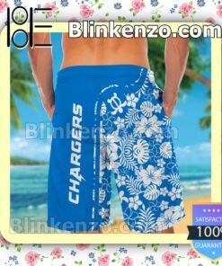 Personalized Los Angeles Chargers & Mickey Mouse Mens Shirt, Swim Trunk a